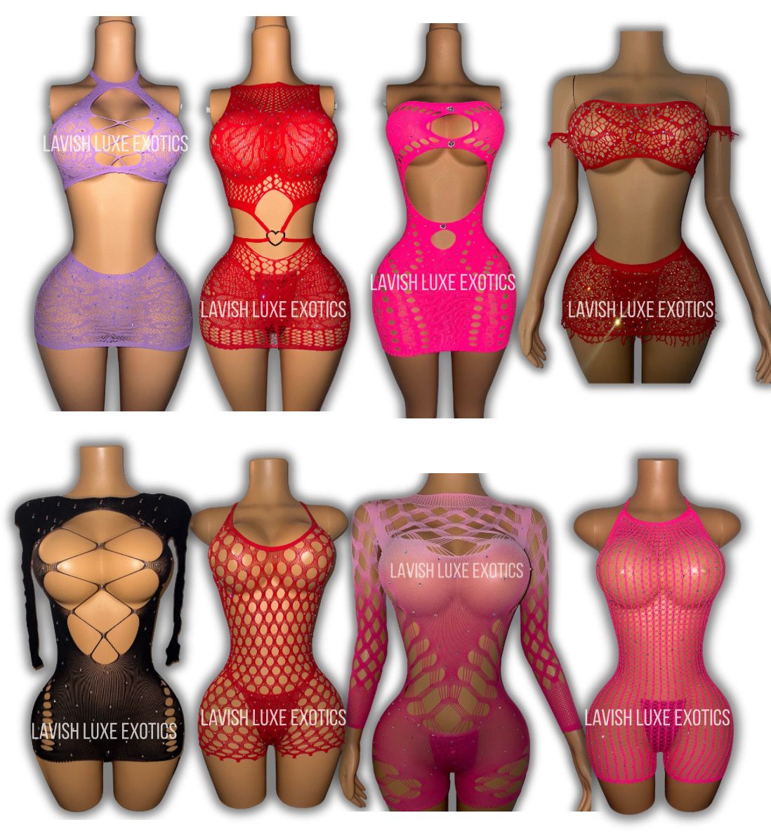 10 Random Plain Fishnet outfits