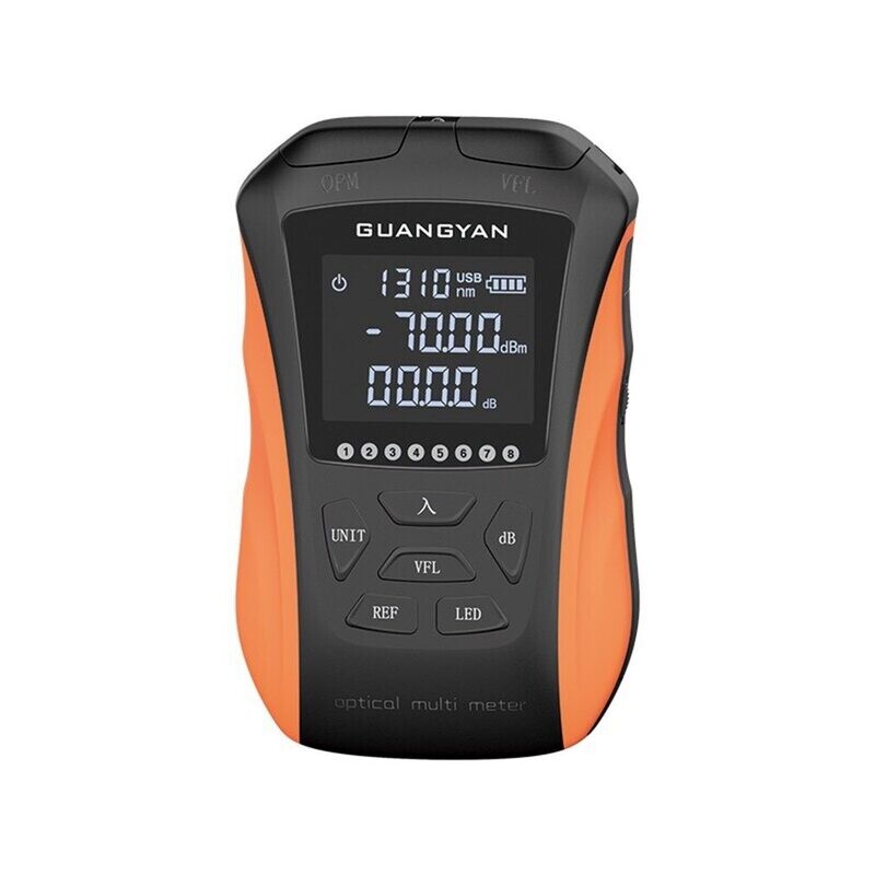 NEW  6 In 1 Multifunction Optical Power Meter OPM Visual Fault Locator Network Cable Test Optical Fiber Tester 5km 15km VFL LED|Fiber Optic Equipments|