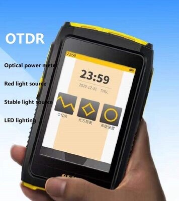 2022 Mini Otdr Active Fiber Live Test 1550nm 20db Optical Fiber Reflectometer Touch Screen Opm Vfl Ols Fiber Tester Touch Screen - Fiber Optic Equipment