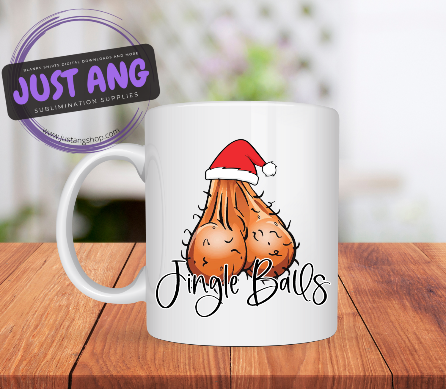 Jingle Balls Coffee Mug - Naughty Christmas - Adult Humor -Funny Mug - Christmas Gift