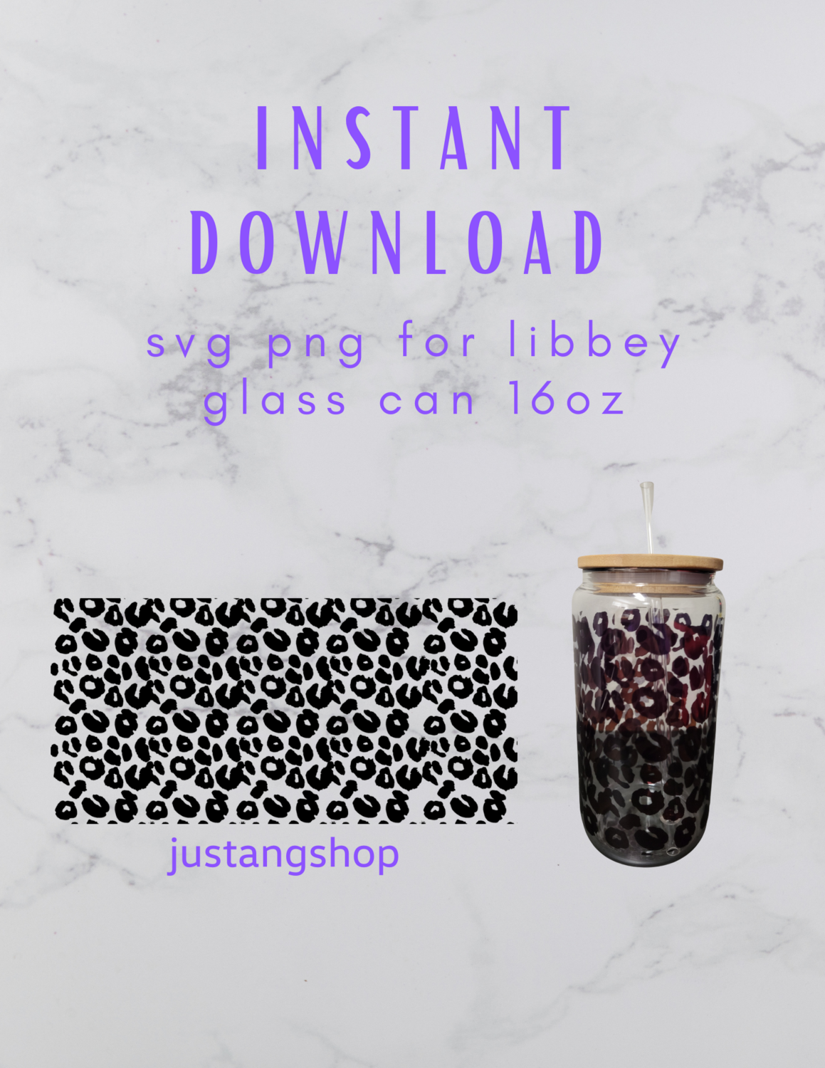 Leopard Digital Download PNG and SVG Download
