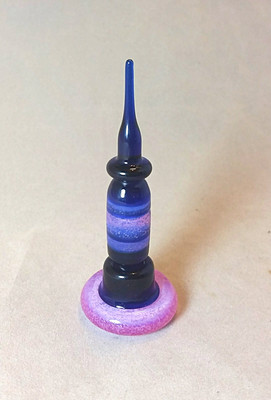 3&quot; Cobalt &amp; Pink Slyme Dabber w/ Carb Cap