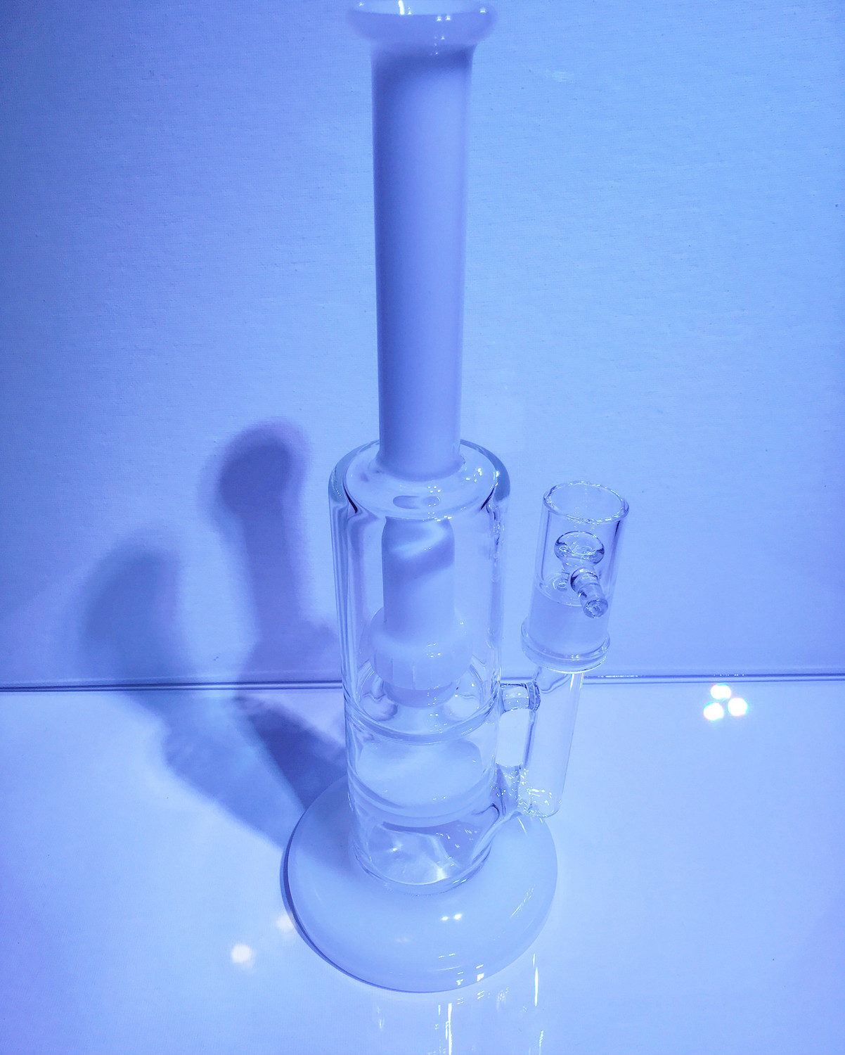 11.5&quot; Honeycomb Shower Head Banger Hanger Dab Rig 