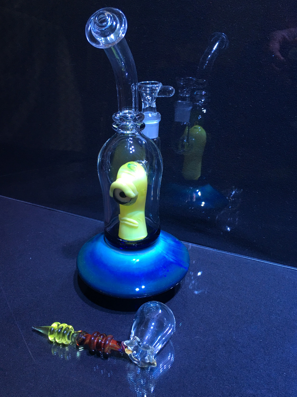 🎉SALE🎉 10&quot; Alien UFO Minion Rig w/ Bubble Dabber