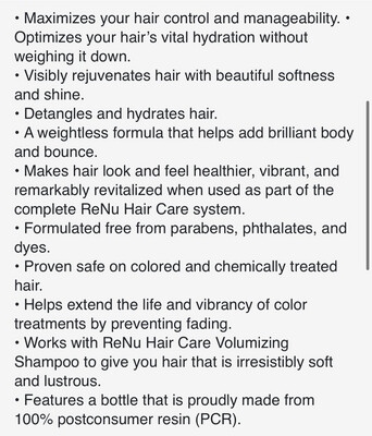 ReNu Volumizing Conditioner