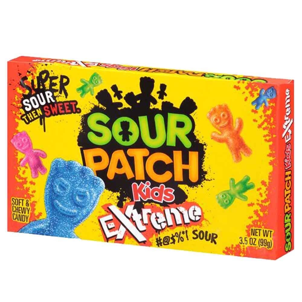 Sour Patch Kids Extreme Sour Soft &amp; Chewy Sweets Theater Box Snack
