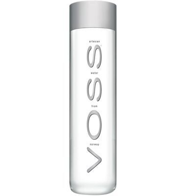 Voss Water Bottled Still Artisinal Water 800ml in Glass Bottle