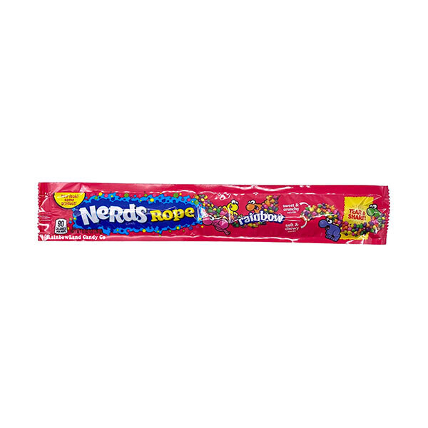 Nerds Rope Rainbow Soft Gummy Sweets (26g)
