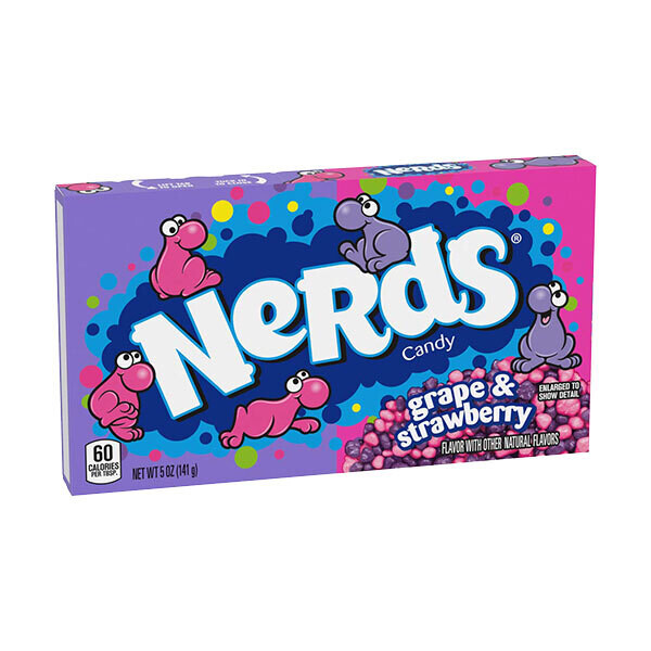 Nerds Grape &amp; Strawberry Sweets Theater Box Snack