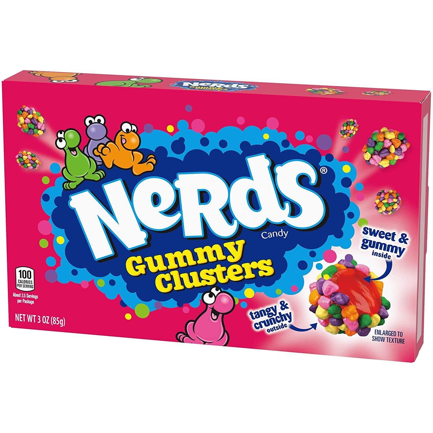 Nerds Gummy Clusters Chewy Sweets Theater Box Snack