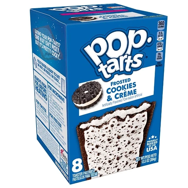 Kellogg&#39;s Pop-Tarts Frosted Cookies &amp; Cream Pastries