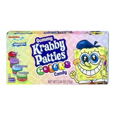 SpongeBob SquarePants Krabby Patties Colors Gummy Sweets Theater (72g)