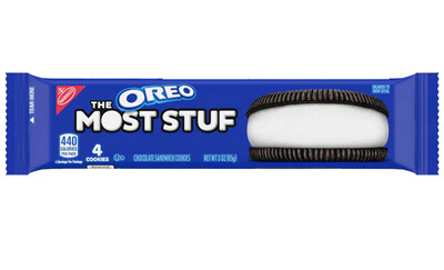 Oreo Cookies The Most Stuff - Cream Filled Chocolate Biscuits Snack (85g)