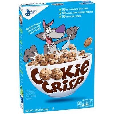 Cookie Crisp, Breakfast Cereal, Chocolate Chip Cookie Taste