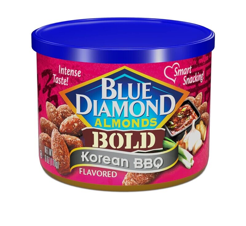 Blue Diamond Almonds BOLD Korean BBQ Flavored Snack Nuts