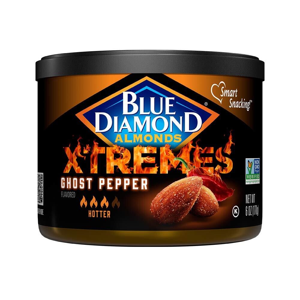 Blue Diamond Almonds XTREMES Ghost Pepper Flavored Snack Nuts