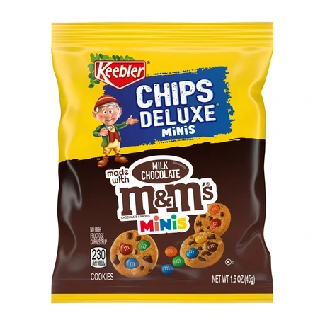 Keebler Chips Deluxe Minis Chocolate Chip Biscuits made with M&amp;M&#39;s Minis