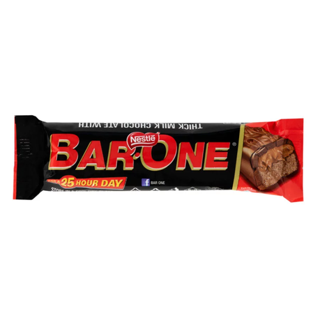 Nestle Bar-One Milk Chocolate Bars Snack (21g)