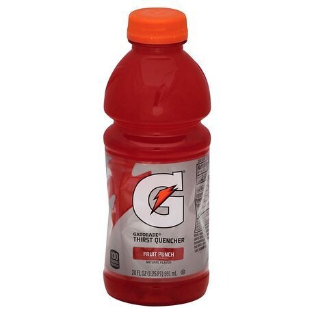 Gatorade Fruit Punch Flavored Thirst Quencher Energy Drink Bottle