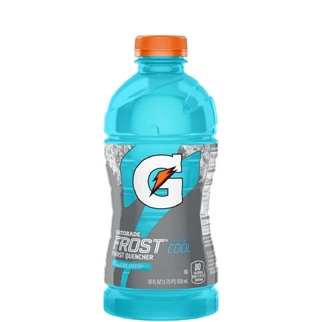 Gatorade Frost Glacier Freeze Thirst Quencher Energy Sports Drink Bottle