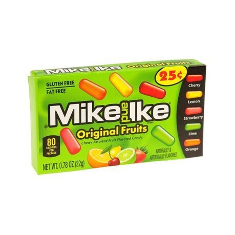 Mike And Ike Original Fruits Sweets (22g)