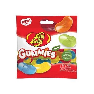 Jelly Belly, Gummies Vegan &amp; Non-GMO Soft Chewy Fruit Flavored Gummy Sweets