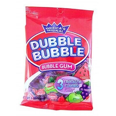 Dubble Bubble Fruit Flavored Bubble Gum - Chewing Gum