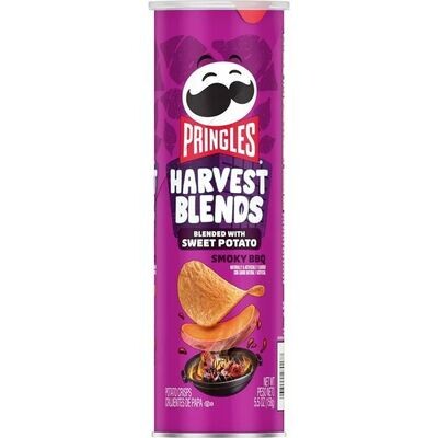 Pringles Harvest Blends Sweet Potato Smoky BBQ Potato Crisps Chips