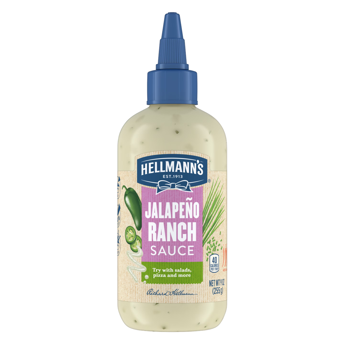 Hellmann&#39;s Jalapeno Ranch Flavored Sauce - Dressing &amp; Condiment