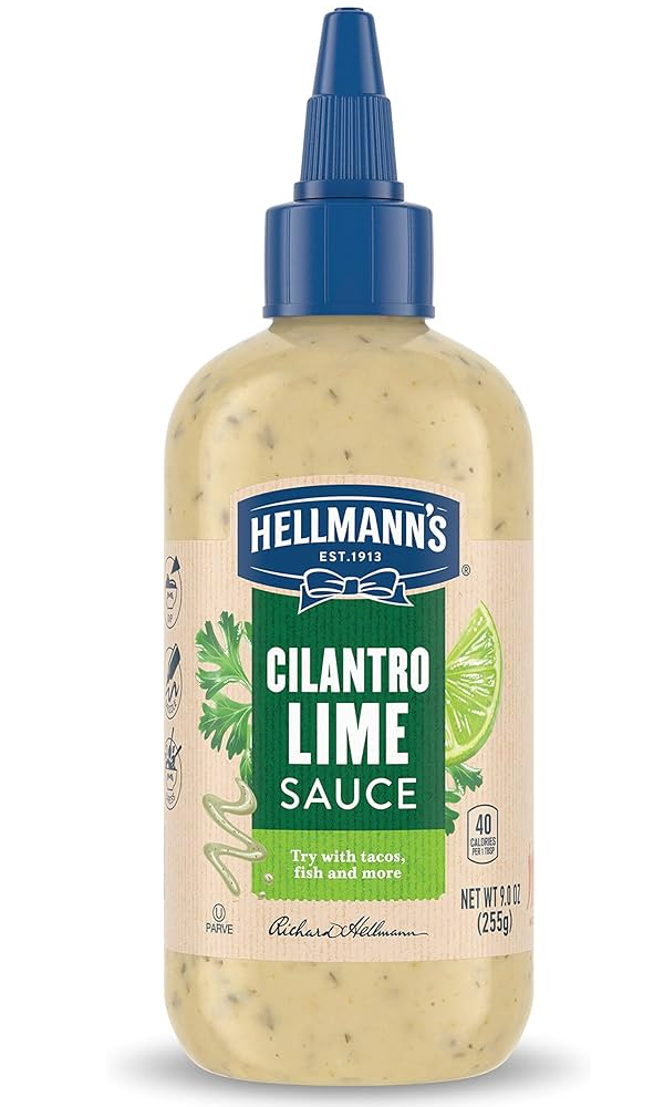 Hellmann&#39;s Cilantro Lime Flavored Sauce - Dressing &amp; Condiment