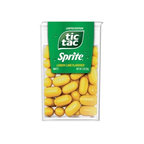 Tic Tac, Sprite Lemon-Lime-Flavored Sweets, On-The-Go Refreshment Snack