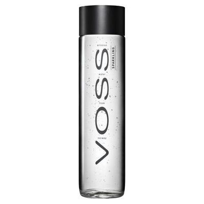 Voss Water Bottled Sparkling Water 375ml in Glass Bottle Voss Water Bottled Sparkling Water 375ml in Glass Bottle