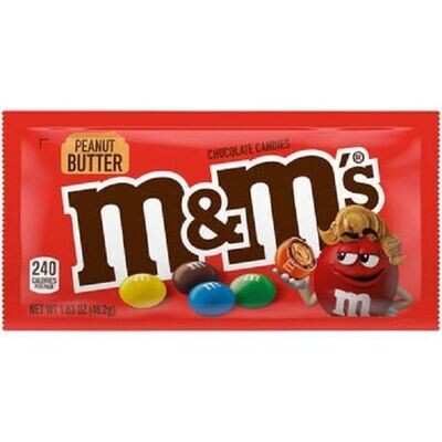 M&amp;M's Peanut Butter Chocolate Candies - 46g
