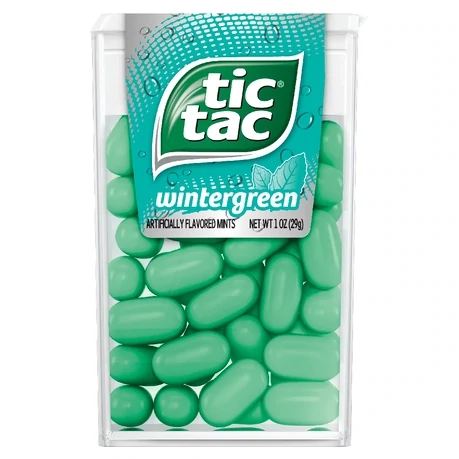 Tic Tac, Wintergreen Mint Flavored Breath Mints On-the-Go Refreshment Snack