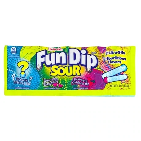 Fun Dip Sour 3 Flavor Pack - 39.6g