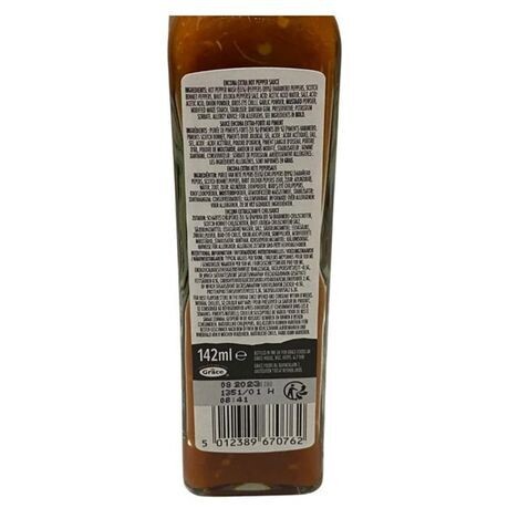 Encona Exxxtra Hot Pepper Extra Hot Sauce - 142ml