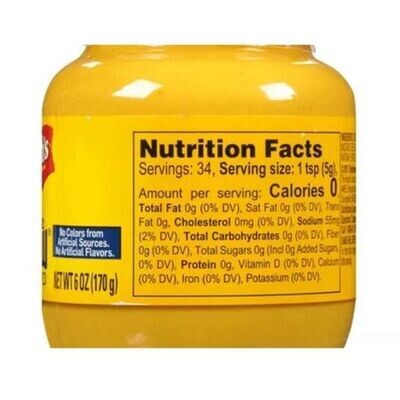 French's Classic Yellow Mustard Jar