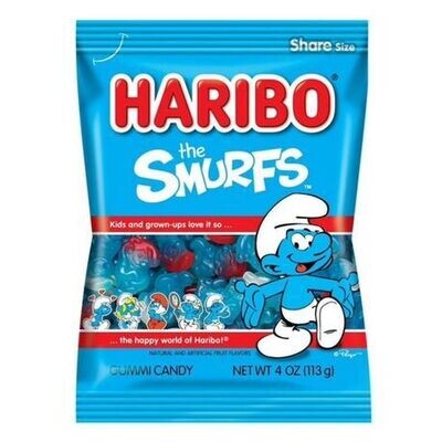 Haribo The Smurfs Gummy Candy (114g)