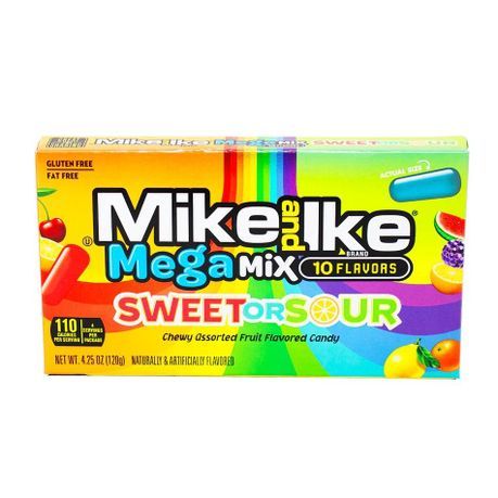Mike and Ike - Mega Mix Sweet or Sour Mix Flavoured Sweet