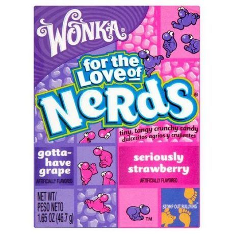 Wonka For The Love of Nerds Grape &amp; Strawberry Sweet (46.7g)
