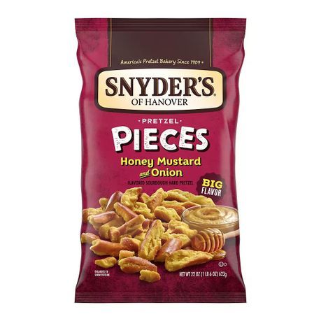 Snyder&#39;s of Hanover Pretzel Pieces Honey Mustard and Onion Flavoured