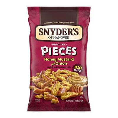 Snyder's of Hanover Pretzel Pieces Honey Mustard and Onion Flavoured