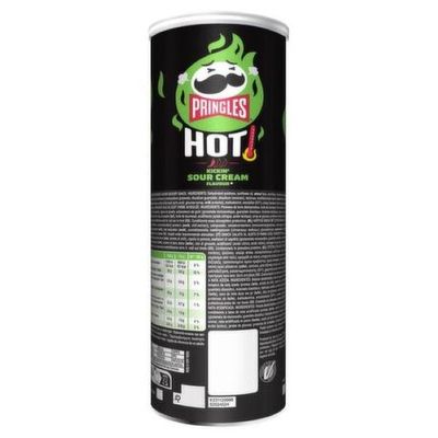 Pringles Hot Kickin' Sour Cream Flavour Chips Snack - 160g