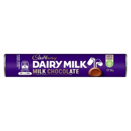 Cadbury Chocolate Bar Dairy Milk Roll - 55g