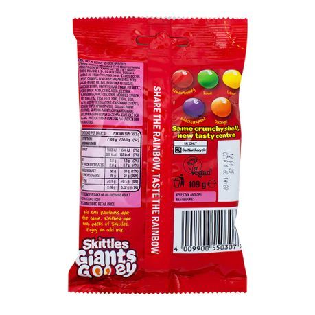 Skittles Giants Gooey Sweet Candy