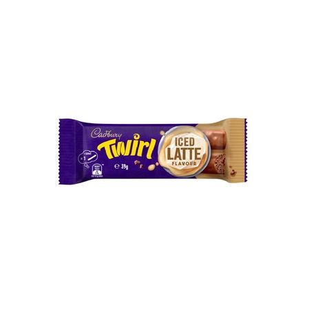 Cadbury Twirl Iced Latte Flavour Chocolate Bar Sweet 35g