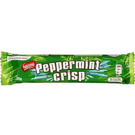 Nestle Peppermint Crisp Chocolate Bar Sweet 35g