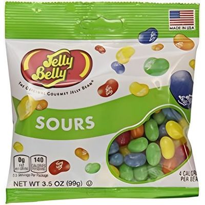 Jelly Belly - Sours Mix Flavored Jelly Beans Sweet Snack 70g Bag