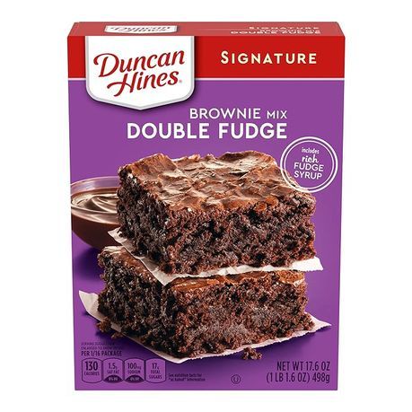 Duncan Hines Non Dairy Double Fudge Brownie Mix