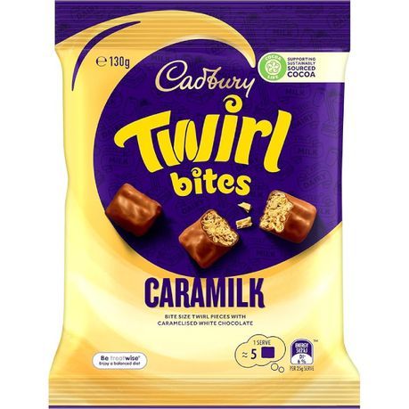 Cadbury Caramilk Twirl Bites